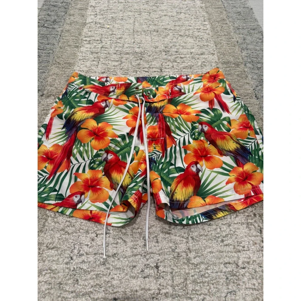 Men's sundek parrot rainbow board shorts
